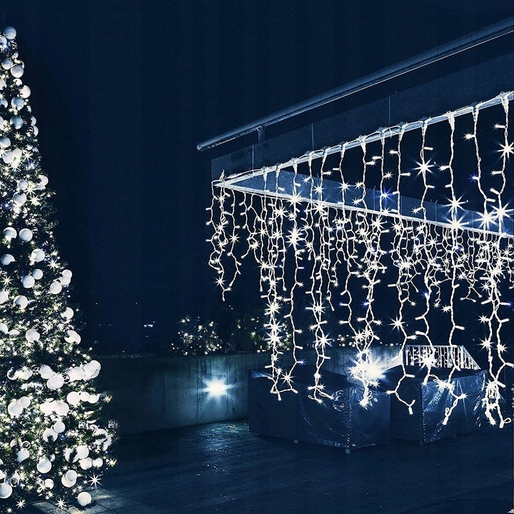 SOPLE 300 LED LAMPKI ZEWNĘTRZNE BIAŁE ZIMNE FLASH 14m