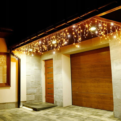 SOPLE 300 LED LAMPKI ZEWNĘTRZNE BIAŁE CIEPŁE FLASH 14m