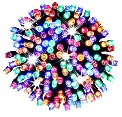 LAMPKI CHOINKOWE ZEWNĘTRZNE 500LED FLASH MULTI KOLOR