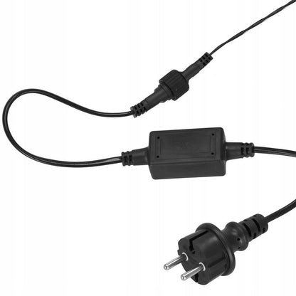 LAMPKI CHOINKOWE ZEWNĘTRZNE 300LED FLASH CIEPŁE BIAŁE
