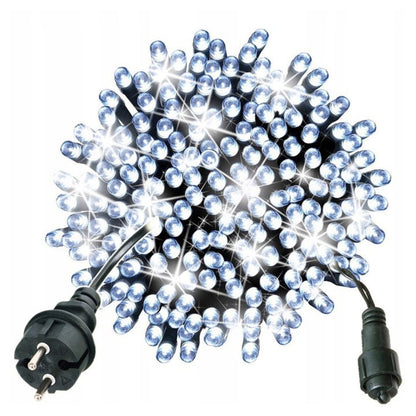 Lampki choinkowe zewnętrzne 500 LED FLASH, zimna biel, 35 m świecenia