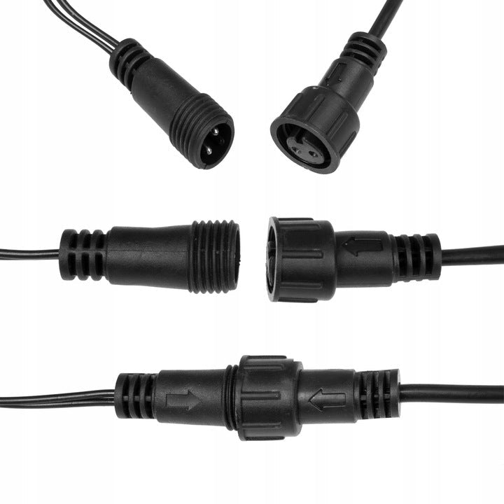 LAMPKI CHOINKOWE ZEWNĘTRZNE 100LED FLASH MULTI KOLOR