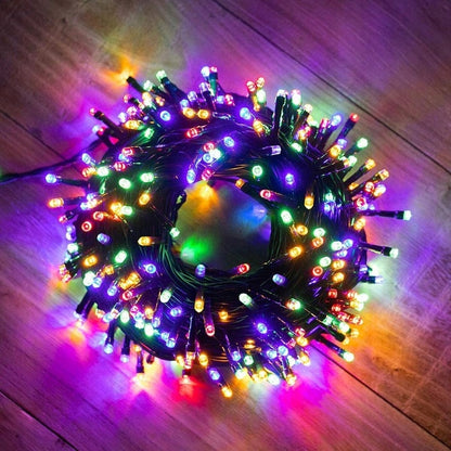 LAMPKI CHOINKOWE 200 LED KOLOROWE