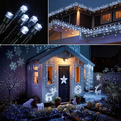 LAMPKI CHOINKOWE 200 LED BIAŁE ZIMNE
