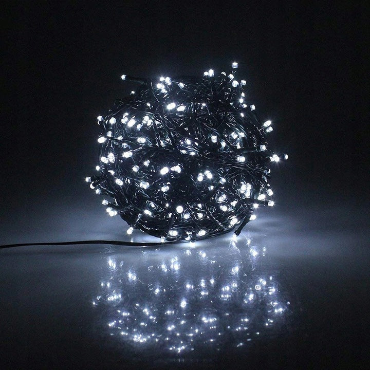 LAMPKI CHOINKOWE 200 LED BIAŁE ZIMNE