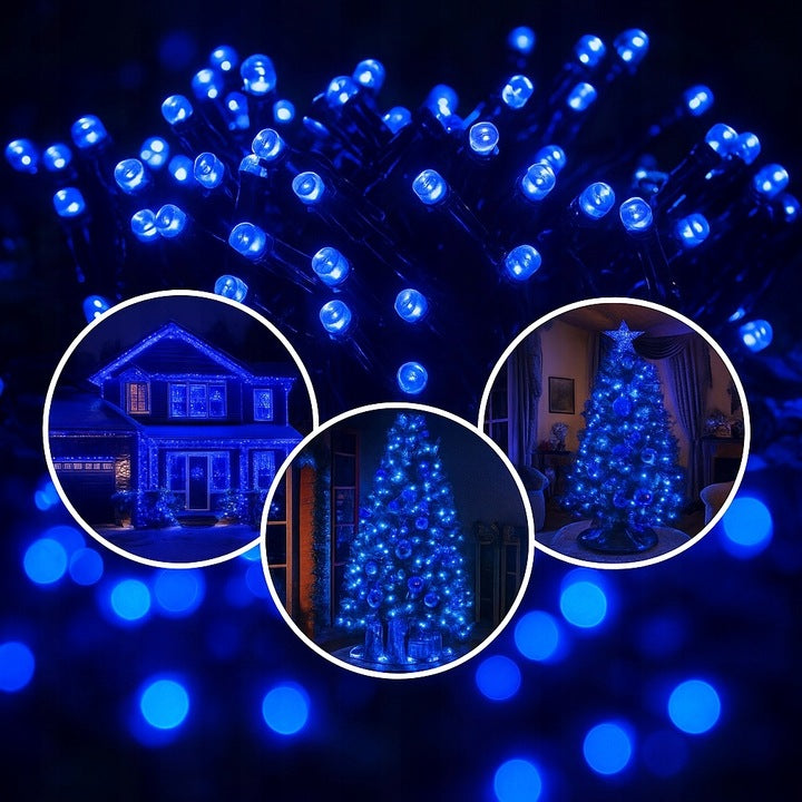 LAMPKI CHOINKOWE 300 LED NIEBIESKIE