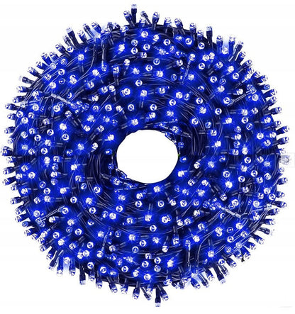 LAMPKI CHOINKOWE 300 LED NIEBIESKIE