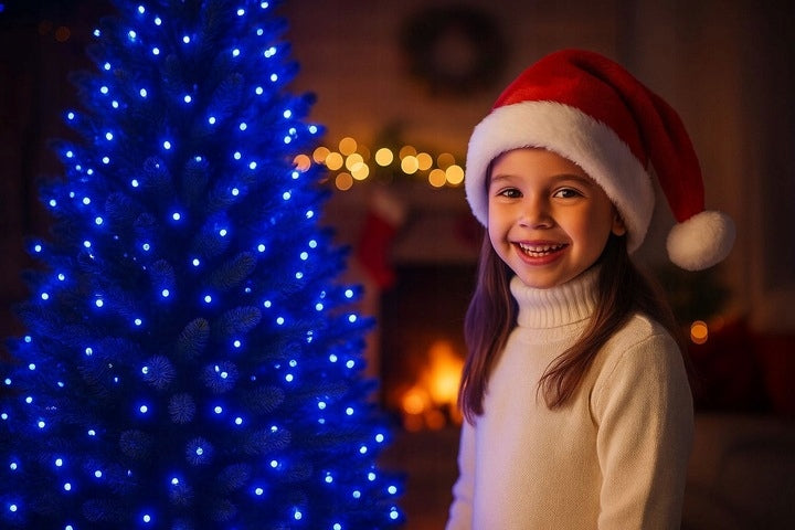 LAMPKI CHOINKOWE 300 LED NIEBIESKIE