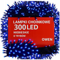 LAMPKI CHOINKOWE 300 LED NIEBIESKIE