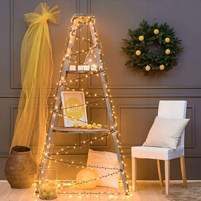 LAMPKI CHOINKOWE 1000 LED CIEPŁE BIAŁE