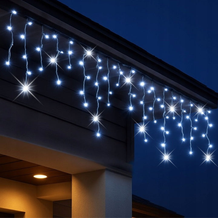 SOPLE 300 LED LAMPKI ZEWNĘTRZNE BIAŁE ZIMNE FLASH 14m