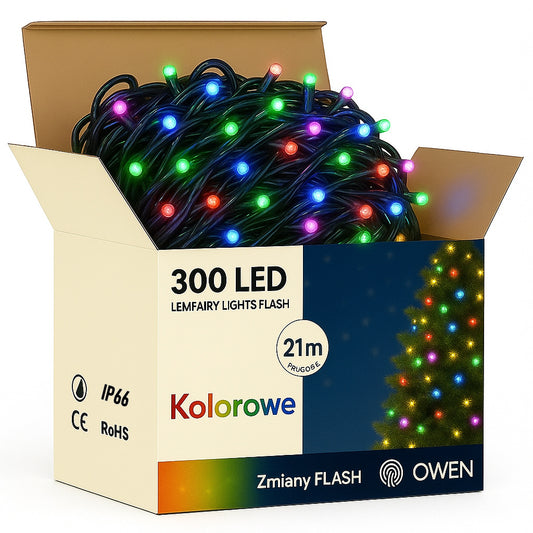 Opakowanie flash-300led-flash-multi-kolor, klasa szczelnosci IP66